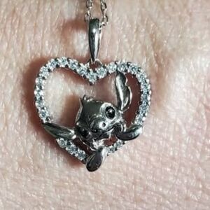 STERLING SILVER STITCH NECKLACE